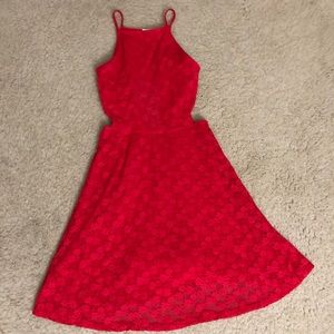Cute Red Mini Dress